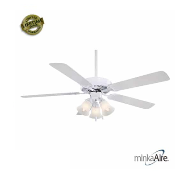 Quạt trần MINKA CONTRACTOR F647 WH